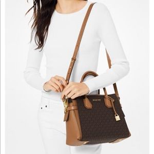 MICHAEL Michael Kors Mercer Belted Signature Bag